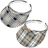 2 Pack Visor Women Men Sun Hat Clip On Visors Adjustable Sport Wide Brim Cap