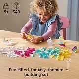 LEGO Classic Magical Transparent Box Colorful Bricks & Keyring Clips view 2