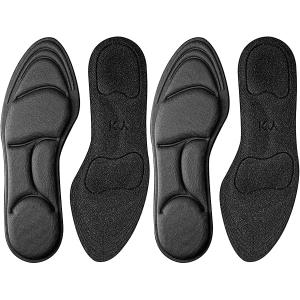 3/4 High Arch Support Shoe Inserts Insoles For Women And Men, Orthotic Insoles Support For Plantar Fasciitis, Flat Feet, Over-Pronation, Heel Pain