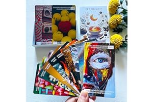 Vzmeiyre Yes Or No? Clarifying Life Situations Oracle Cards Deck, Oracle Cards for Beginners, Oracle Deck Help You Control Your Life