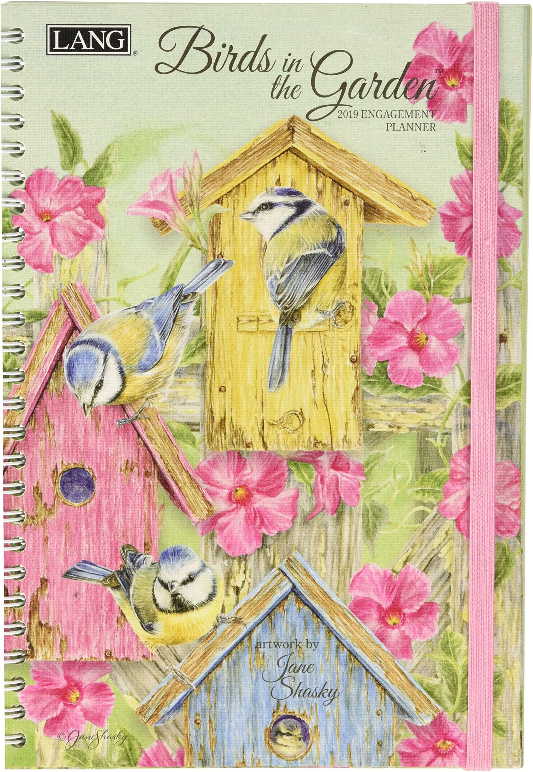 The LANG Companies Birds in The Garden 2019 Engagement Planner - Spiral (19991011105)