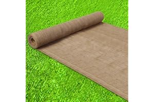Wukfuiui 40" x30 Feet Garden Burlap Multipurpose Burlap Tree Wrap, Burlap Fabric Premium Weed Barrier,Erosion Control, Natural Burlap Rolls, Jute Fabric, Landscape Burlap for Outdoor Plant Gardening