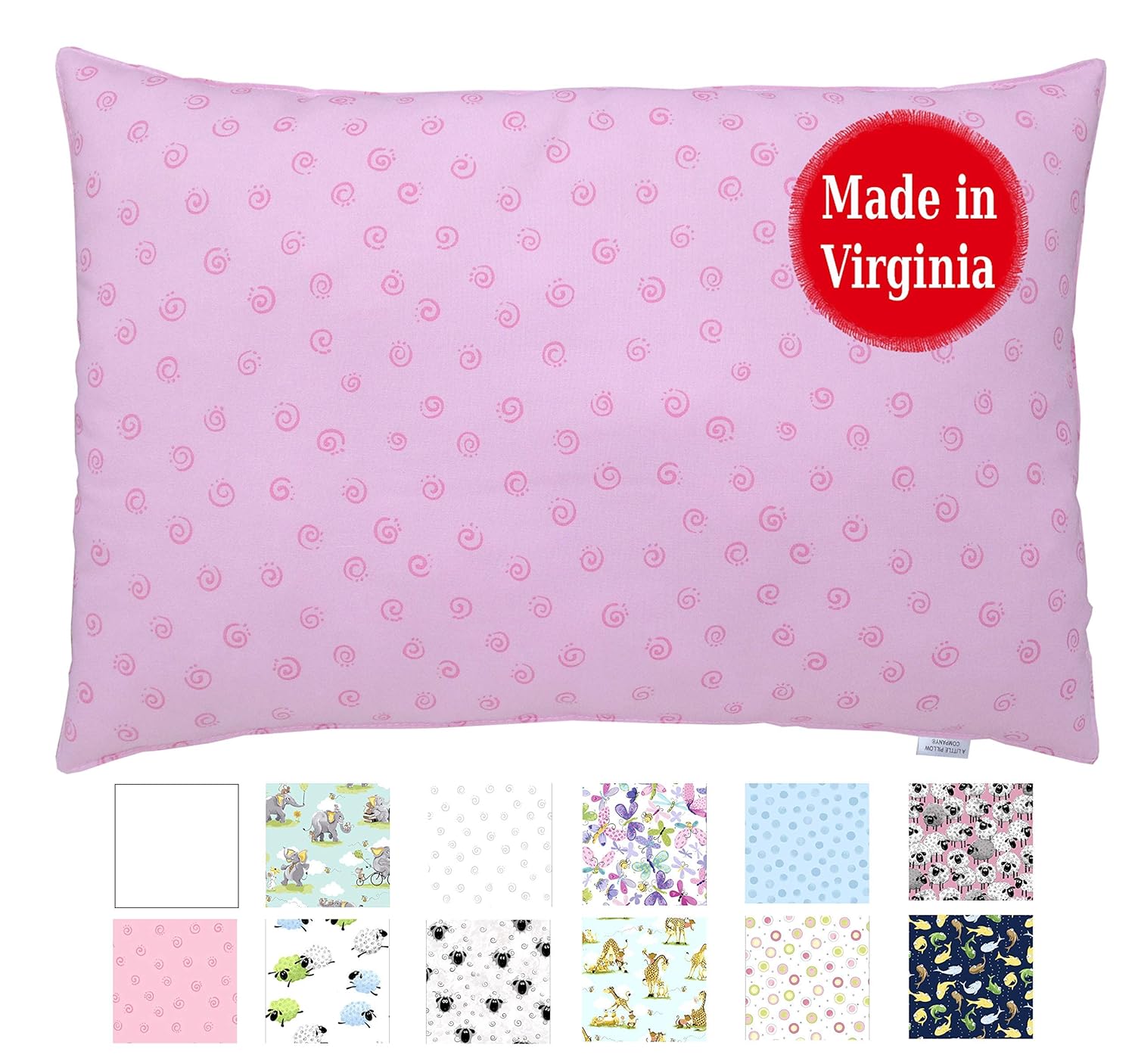 Toddler Pillow in Cute Designs School Perfect for Toddlers