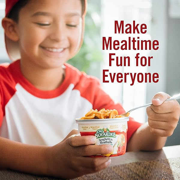 CHEF BOYARDEE MINI-BITES SPAGHETTI RINGS & MEATBALLS, 7.5 OZ