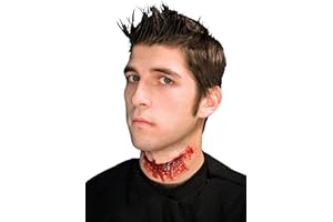 Woochie by Cinema Secrets Men's Slit Throat Latex Appliance, Multi, One Size