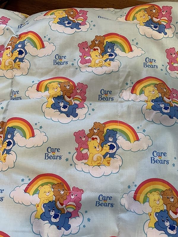 Amazon.com: CHILD WEIGHTED BLANKET in Care Bears with 6 lbs: Handmade