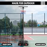 Yaheetech Netball Stand and Post Adjustable Hoop 212-305 cm 38 cm Dia view 9
