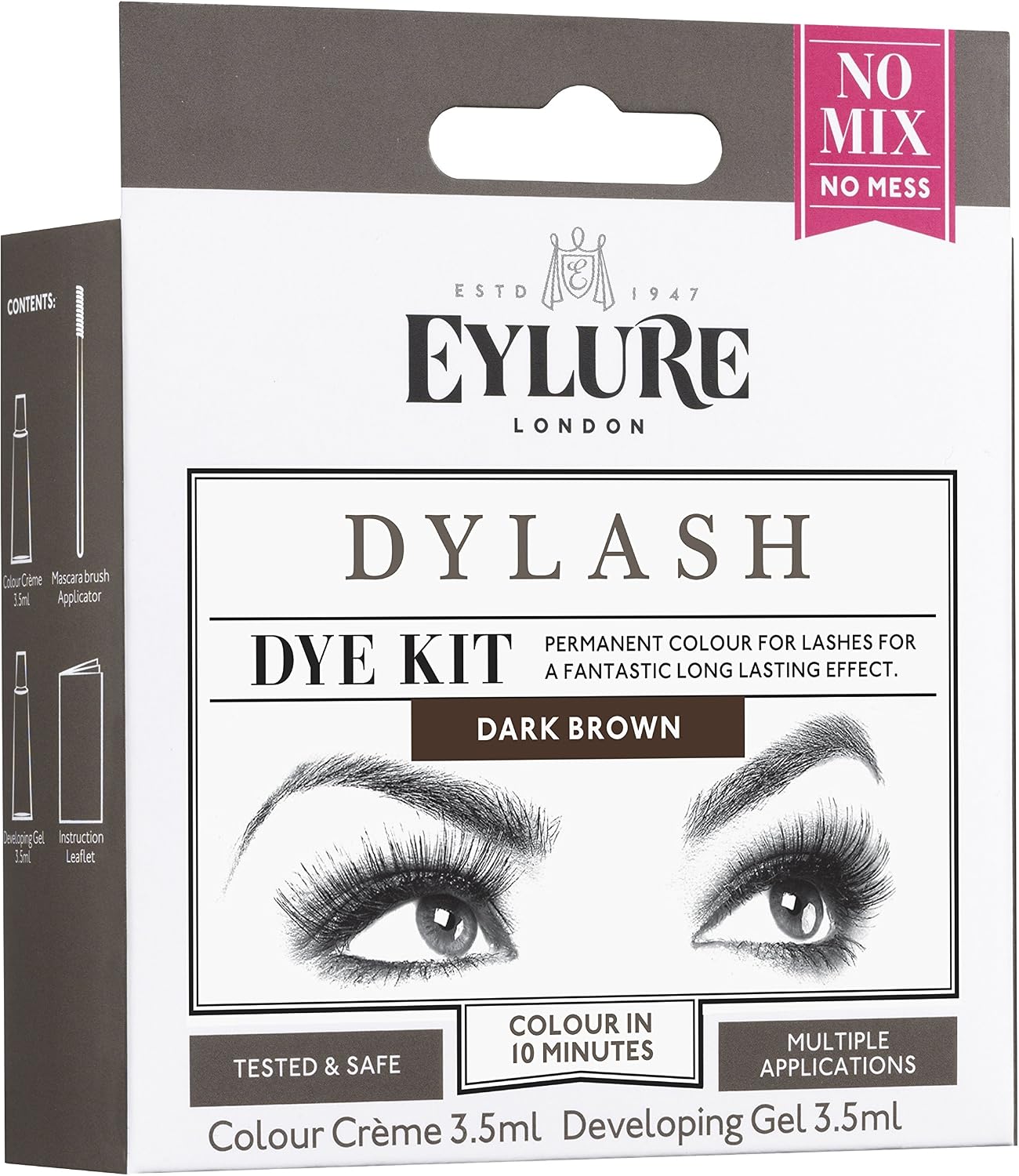 Eylure Pro Dylash Lash, Brown, Dark Brown, 1 pair (Pack of 1) - Image 4
