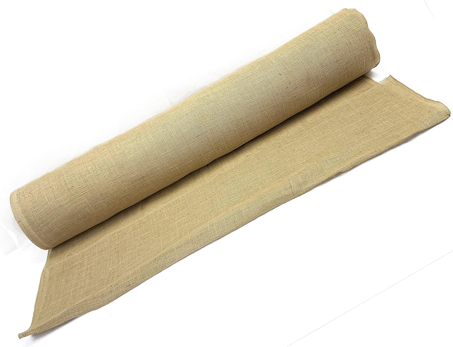 40 inch X 300 Feet big wide Burlap fabric | 100 yards roll 10oz Sagless jute cloths | Perfect for gardening, crafts and DIY Projects sackcloth canvas unprinted material caning fabric by the yard (40 Inch X 100 Yards)