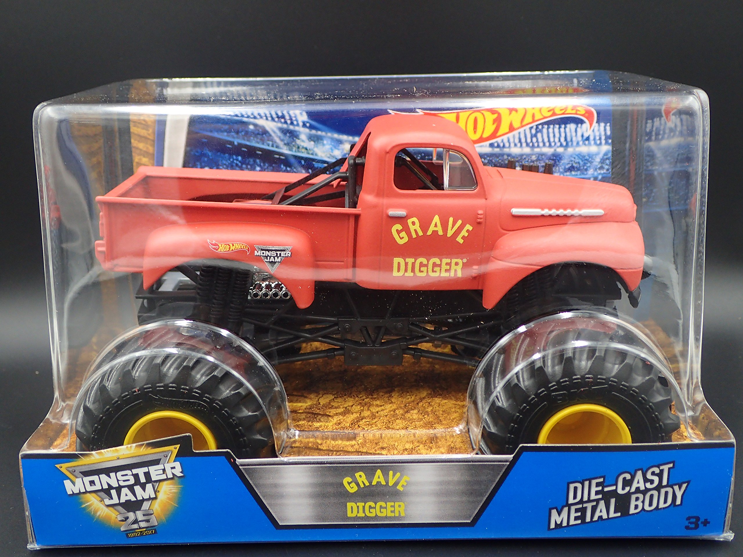 Amazon Grave Digger Monster Jam Hot Wheels 2016 Hot Wheels 1:64
