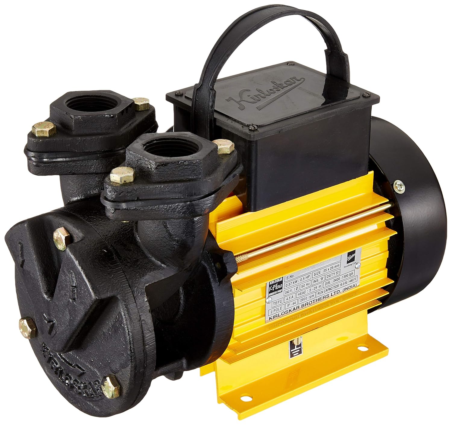 Kirloskar VFlow0.5HP Self Priming Pump Amazon.in Garden & Outdoors