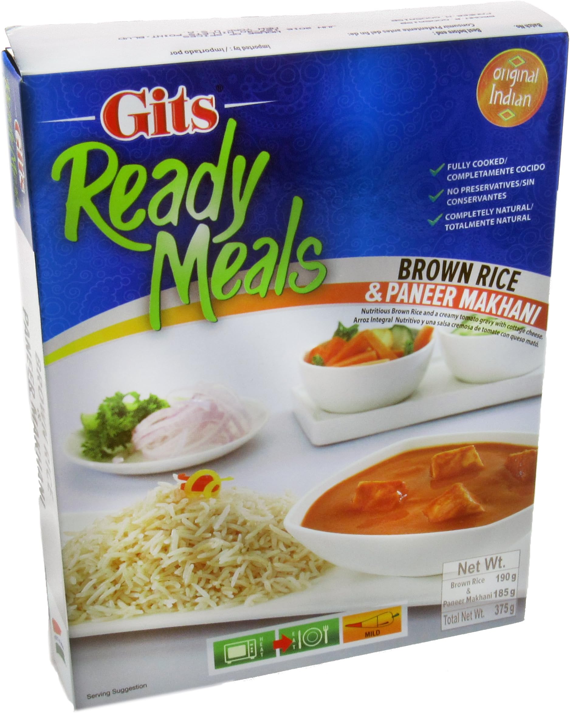 Paneer Makhani with Brown Rice 5 Pack