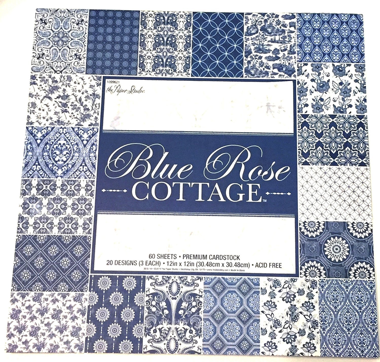 Blue Rose Cottage 12x12 Paper Pack Premium Cardstock Scrapbooking