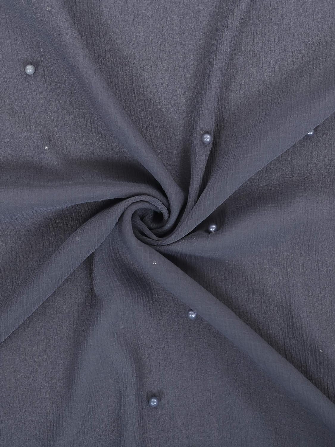 fashion & store women's chiffon plain dupatta (2.25 m, 42 inches, grey)