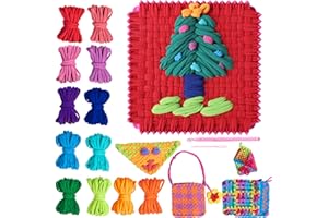 BeBesta Weaving Loom Kit Toys for Kids and Adults, Ideal Gifts for Girls Ages 5 6 7 8-12 13，DIY Arts and Crafts, Potholder Loom Knitting Activity, 228 Craft Loops (Complete Set, Iridescent)