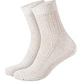 FlaxSox, Thin Breathable Organic Linen Socks for Men, Pack of 3 (Size: Medium)