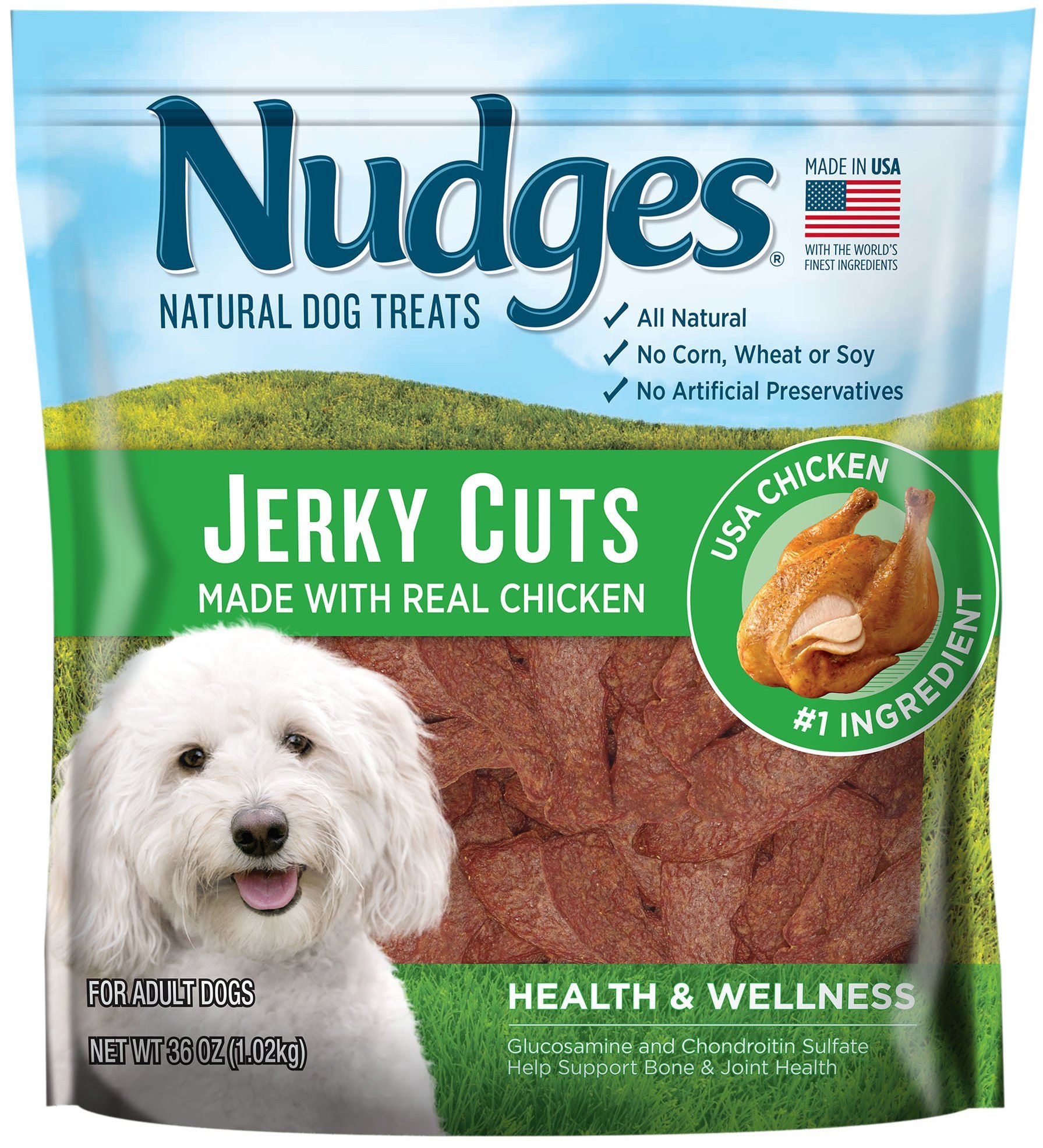 Nudges Health Wellness Chicken Jerky Dog Treats, 36 oz 786714399561 eBay