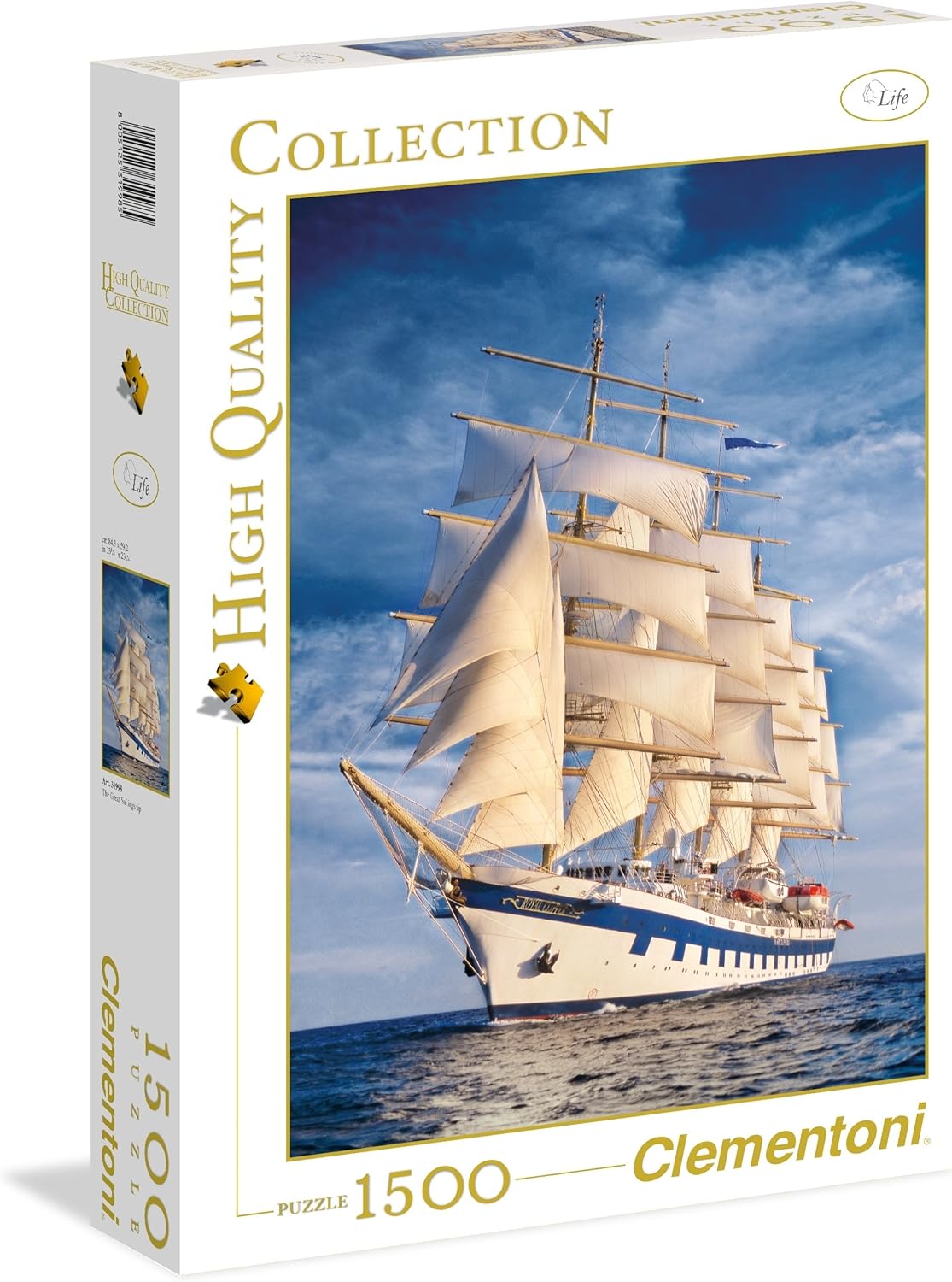 Clementoni "The Great Sailing Ship Puzzle (1500Piece, MultiColour) Amazon.co.uk Toys & Games