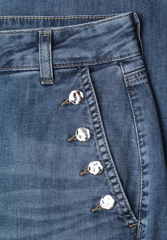 Wide Leg Jeans Medium Blue Wash 29 — Foto 6 von 6