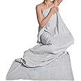 Sauna Blanket Insert Towel 3Pc Kit - Includes Soft & Absorbent Sauna Towel Sack with Microfiber Face Towel & Headband - Sauna Accessories for Infrared Sauna Blanket Simplified Cleanup - 70" x 30"