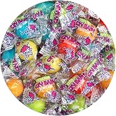 Cry Baby Extra Sour Fruit Gumballs, 12oz. Bulk Bag (Approx 60 Pieces) Individually Wrapped Gumballs, Chewing Bubble Gum, Colorful Gum Balls, Sour Gum