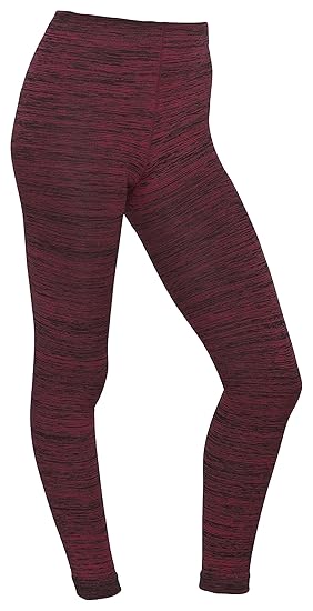 Damen Thermo Leggings gefüttert mit Innenfleece | extra warm in Blau Rot Grau Türkis Winter Herbst - Piarini