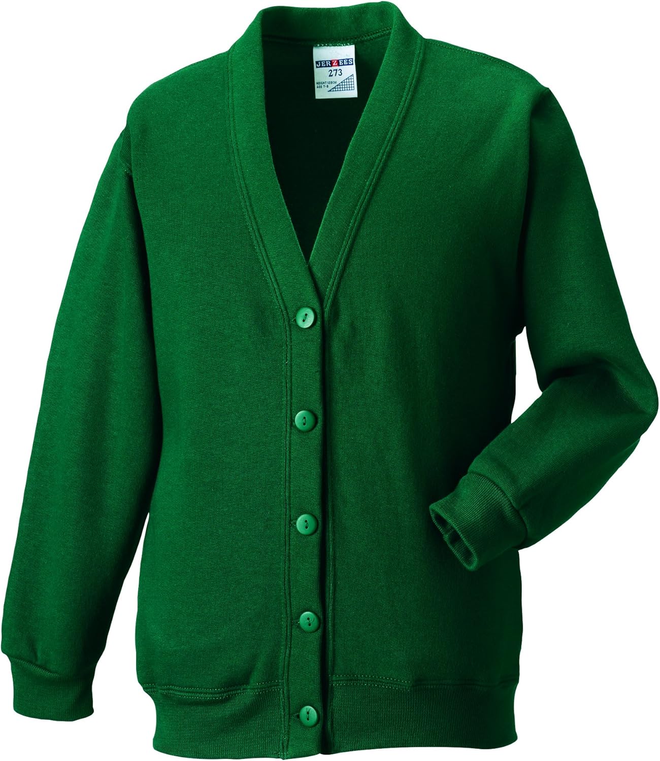 Jerzees Cardigan in Bottle Green Size M Amazon.co.uk Clothing