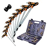 NordWolf 9-Piece T-Handle Metric Allen Wrench
