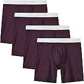 ZONBAILON Mens Underwear Stripe Moisture-Wicking Boxer Briefs