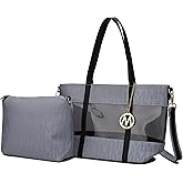 MKF Collection Tote Bag for Women Set Vegan Leather Top Handle Shoulder Bag Handbag Purse by Mia K