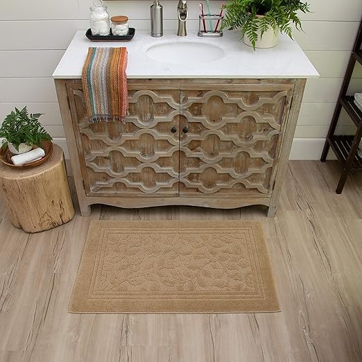 Amazon Com Mohawk Home Wellington Deep Sand Bath Rug 2 X3 4 2 0 X 3 4 Home Kitchen