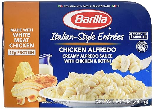 Barilla, estilo italiano Entree, pollo Alfredo, Microondas ...