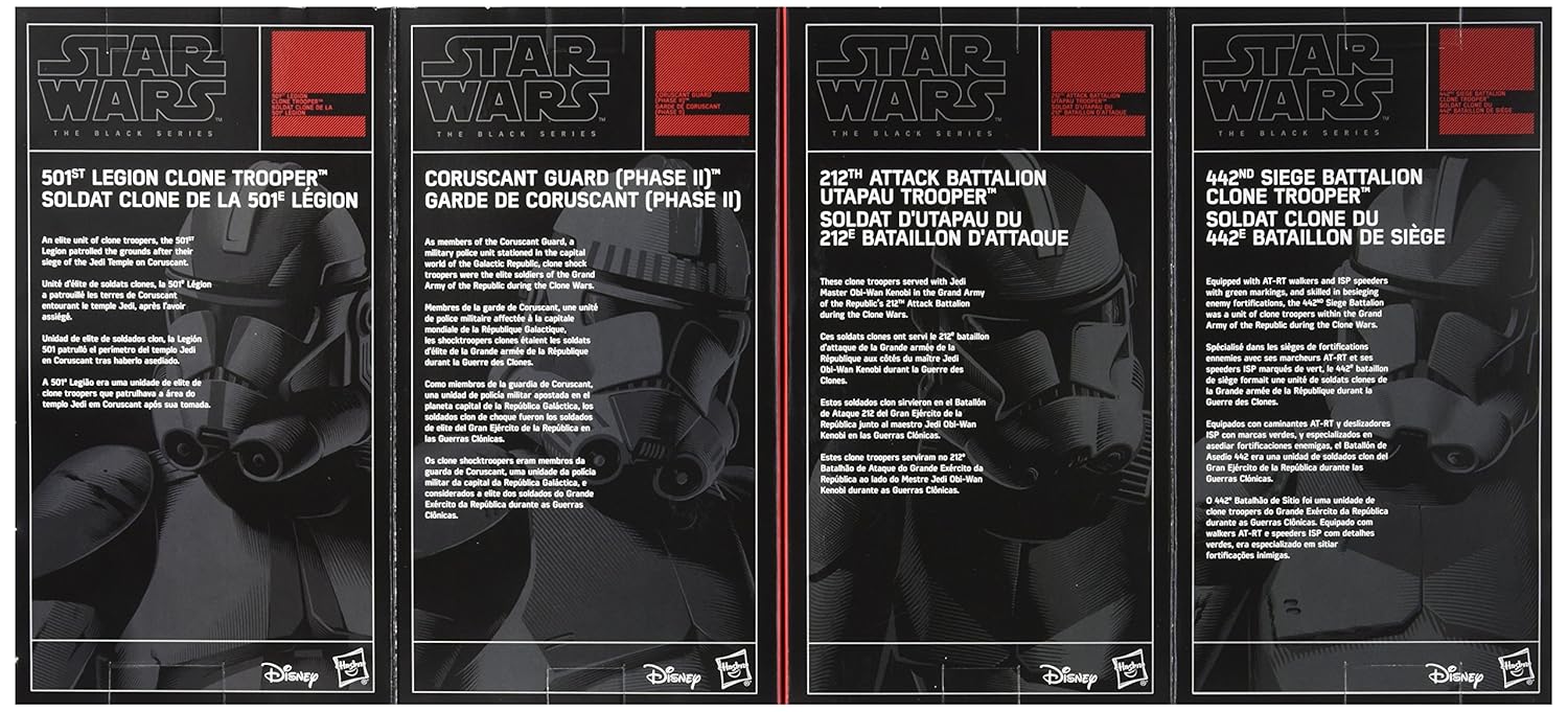 star wars black series clone troopers of order 66