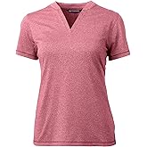 Cutter & Buck Womens Forge Heathered Stretch Womens Blade Top