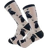 Pet Lover Socks - Fun - All Season - One Size Fits Most - For Women And Men – Dog Gifts (Black Pug)