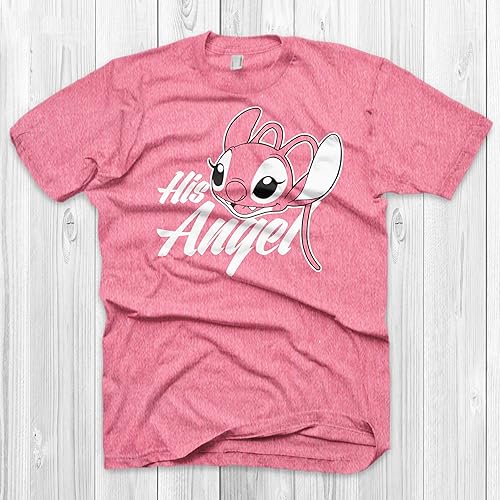 stitch and angel couple shirt
