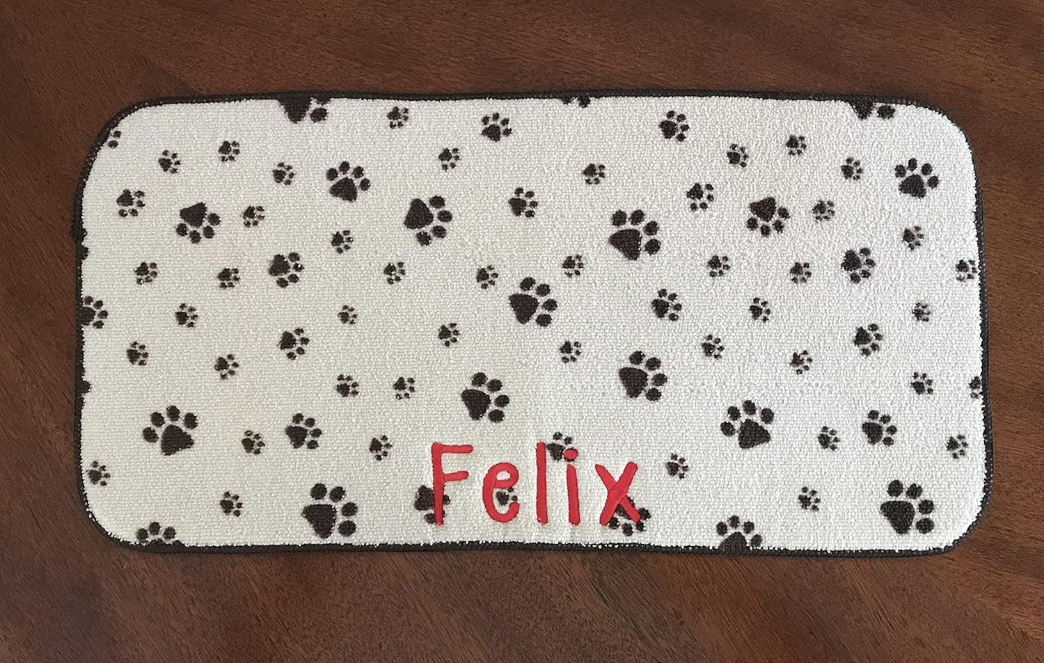 personalized pet mat