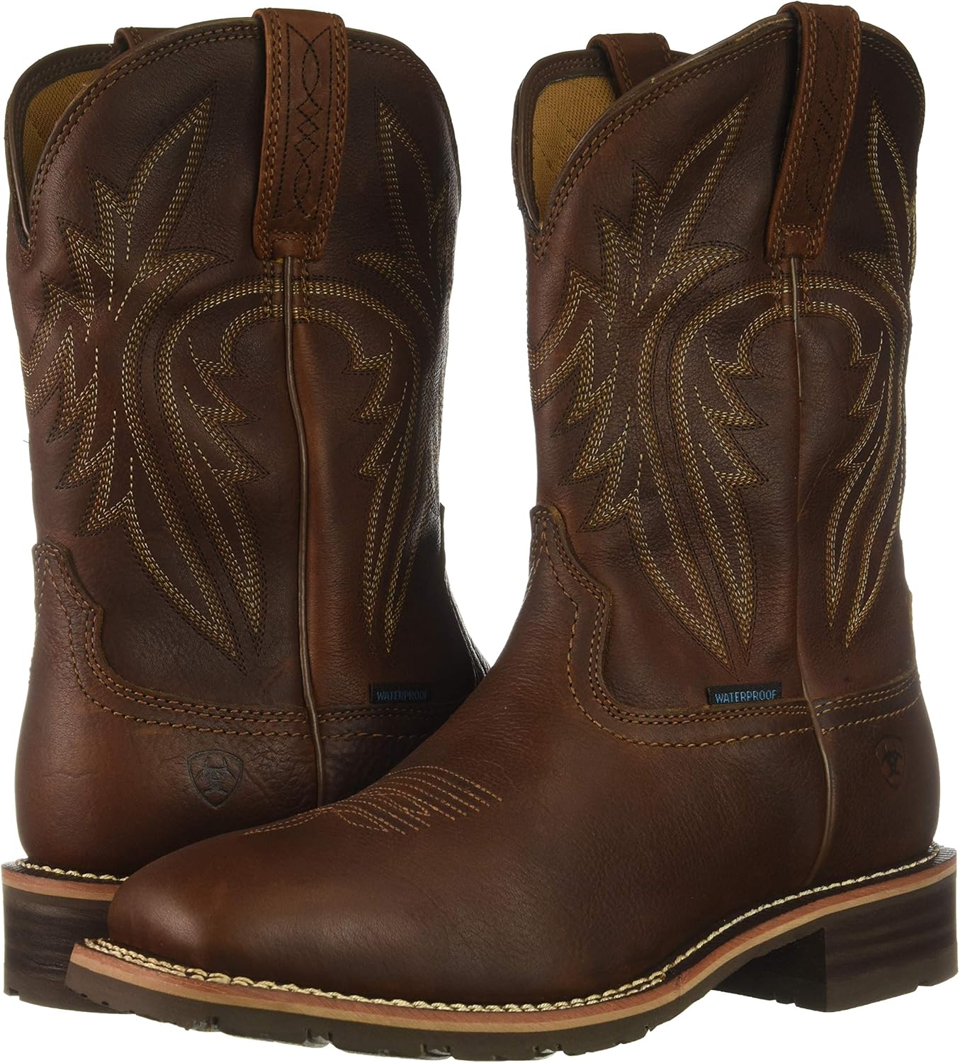 hybrid rancher waterproof western boot
