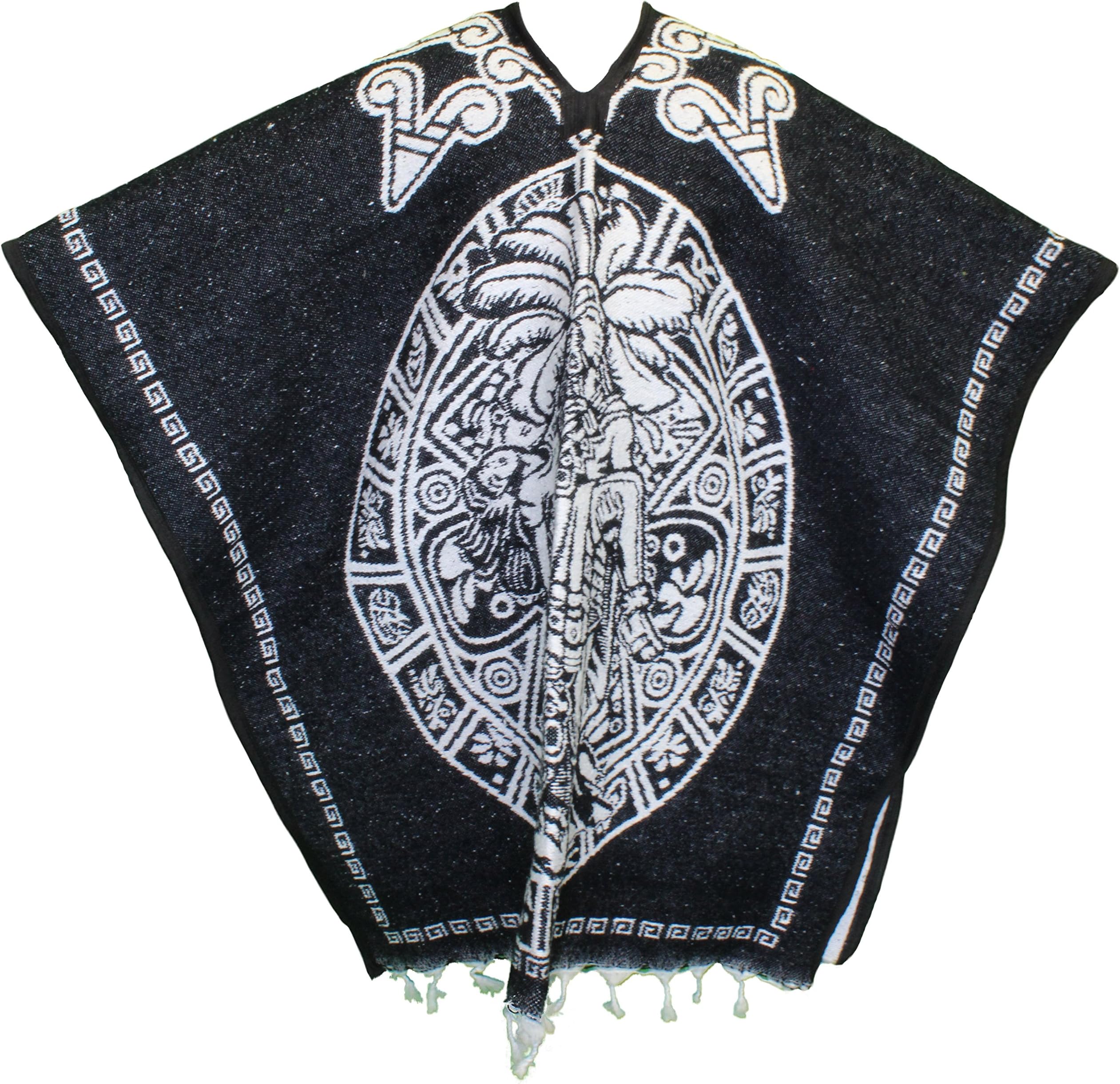 Mexican Poncho Heavy Blanket by QueBaja - Tribal 14