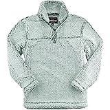 light grey sherpa pullover