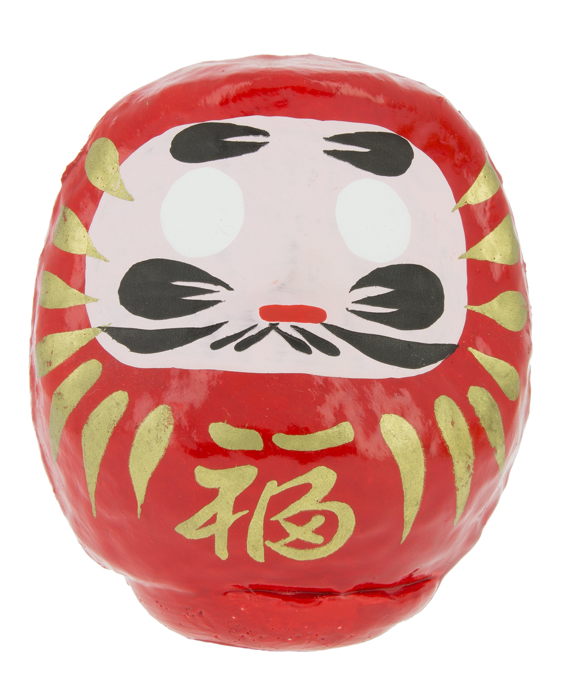 Earth Zen KP11 – Large Daruma, 9.5 x 8 x 8 cm, Red