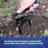 Faithfull Essentials Mini-Prong Hand Cultivator Carbon Steel Garden Claw view 3