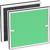 Europa Toxin Remover Filter Replacement Compatible with Afloia Europa Air Purifier, 3-in-1 Filtration of Pre-filter, True HEPA and Activated Carbon Filter Toxin Absorber Version, 2 Pack