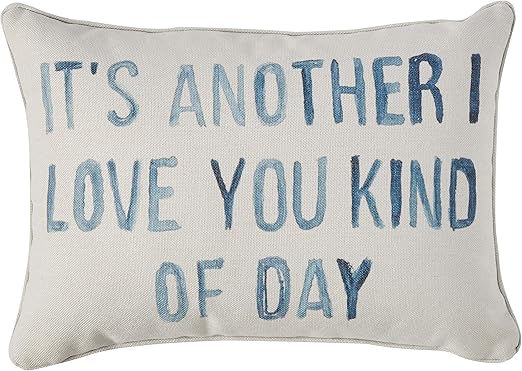 Amazon Com Creative Co Op Cotton Blend Pillow It S Another I Love