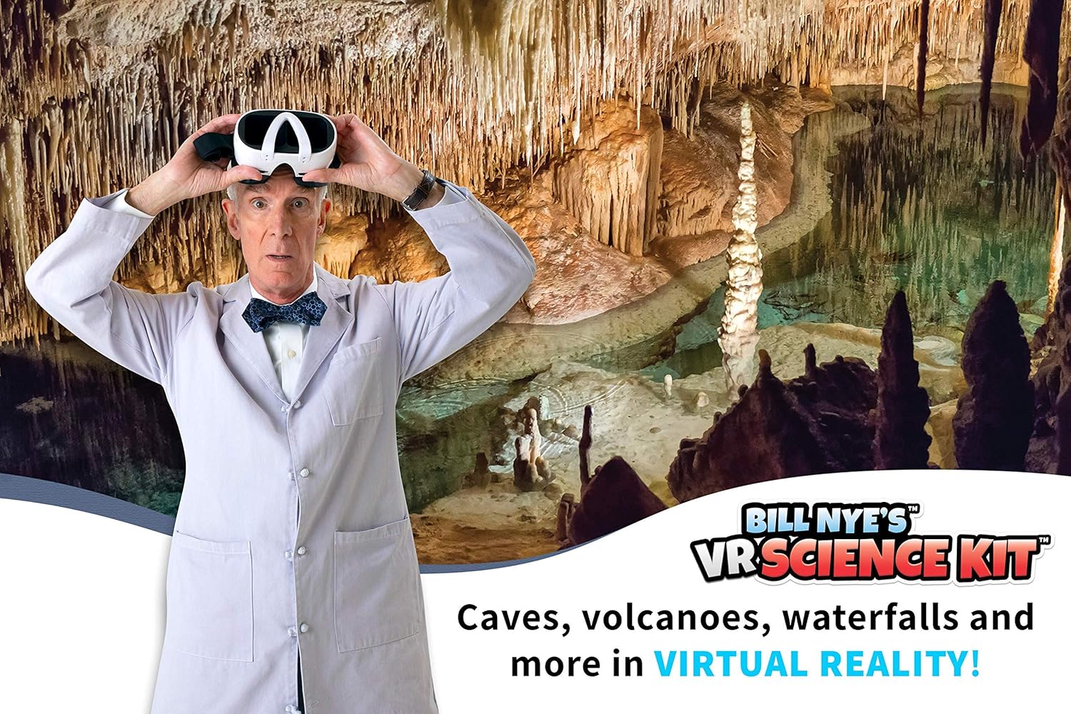Abacus Brands Bill Nye's VR Science Kit Virtual Reality Kids Science Kit, Book and Interactive Learning Activity Set: Toys & Games