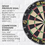 Target Darts Luke Littler Dartboard Set | 2 Brass Darts | Throw Line Included view 3