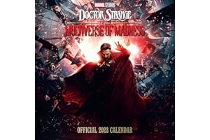 Danilo Marvel Doctor Strange 2023 Monthly Wall Calendar, 30 x 30 cm, Licensed Product