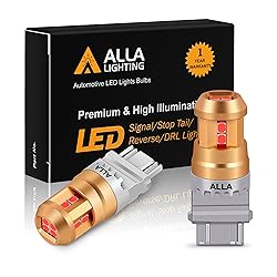 Alla Lighting Miniature 12V T25 Wedge 3156 3157 Red