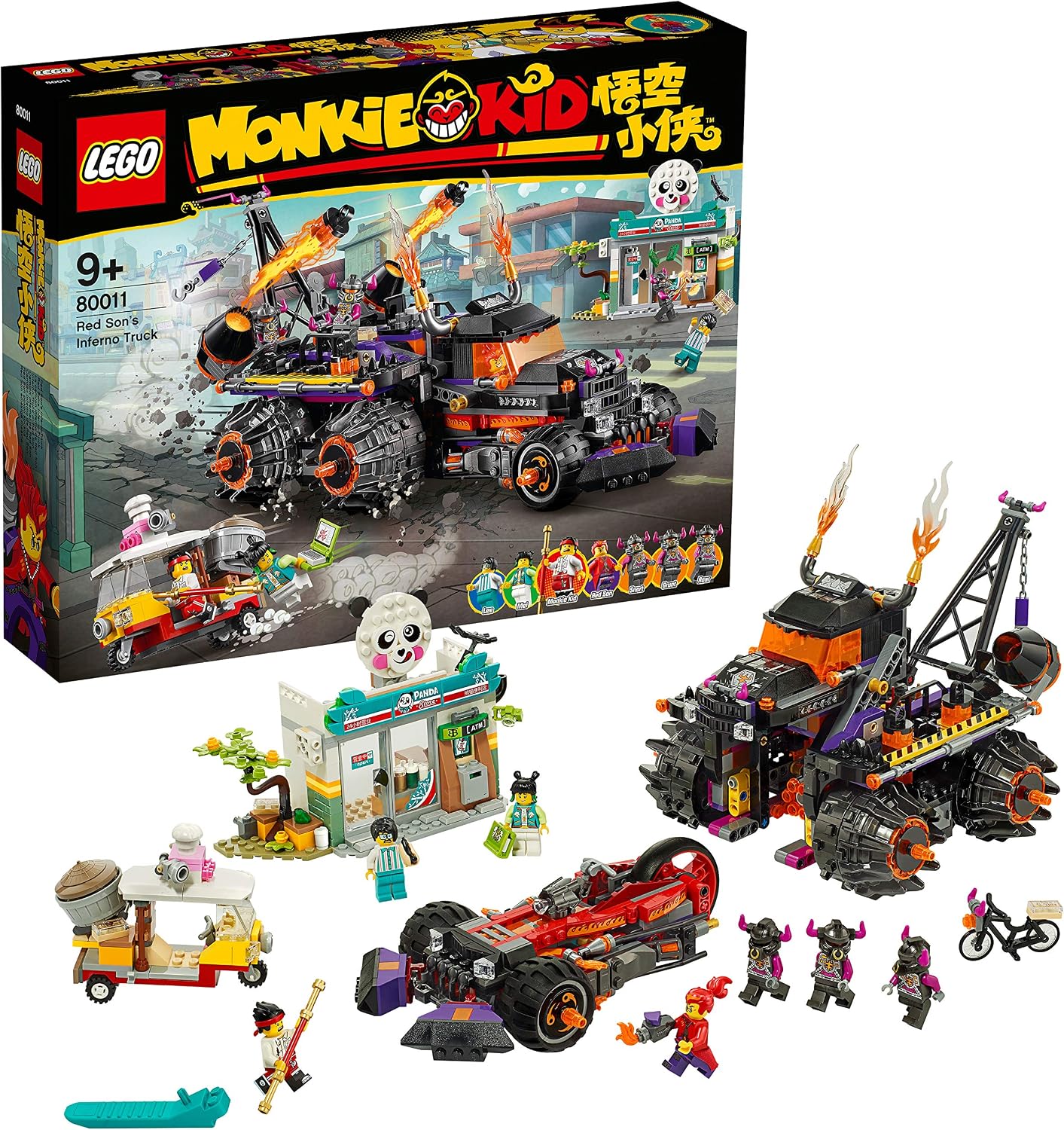LEGO Monkie Kid Red Son’s Inferno Truck 80011 - Image 4