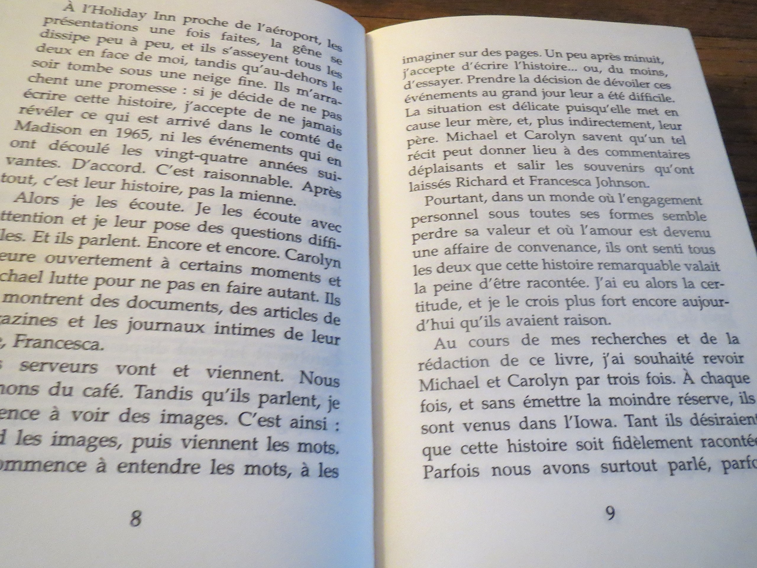 Sur La Route De Madison Robert James Waller 9782724289251 Amazon Com Books